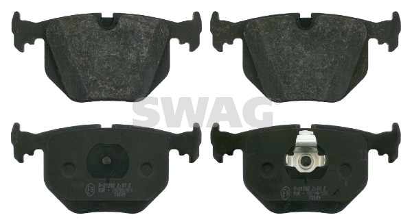 Brake Pad Set, disc brake - 20 91 6175 SWAG
